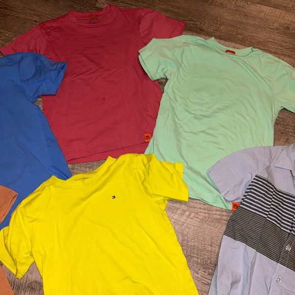 6 Boys shirts, Tommy Hilfiger O’Neill cat n jack  Good vibes free Planet size 10 - Picture 3 of 9